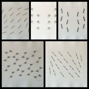 Tess Mistral Jaray Encounter Suite 5 Etchings